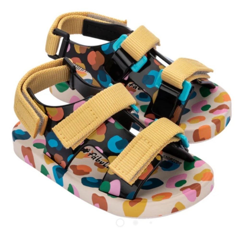 Mini Melissa Pingpong + Fabula Sandal size 4